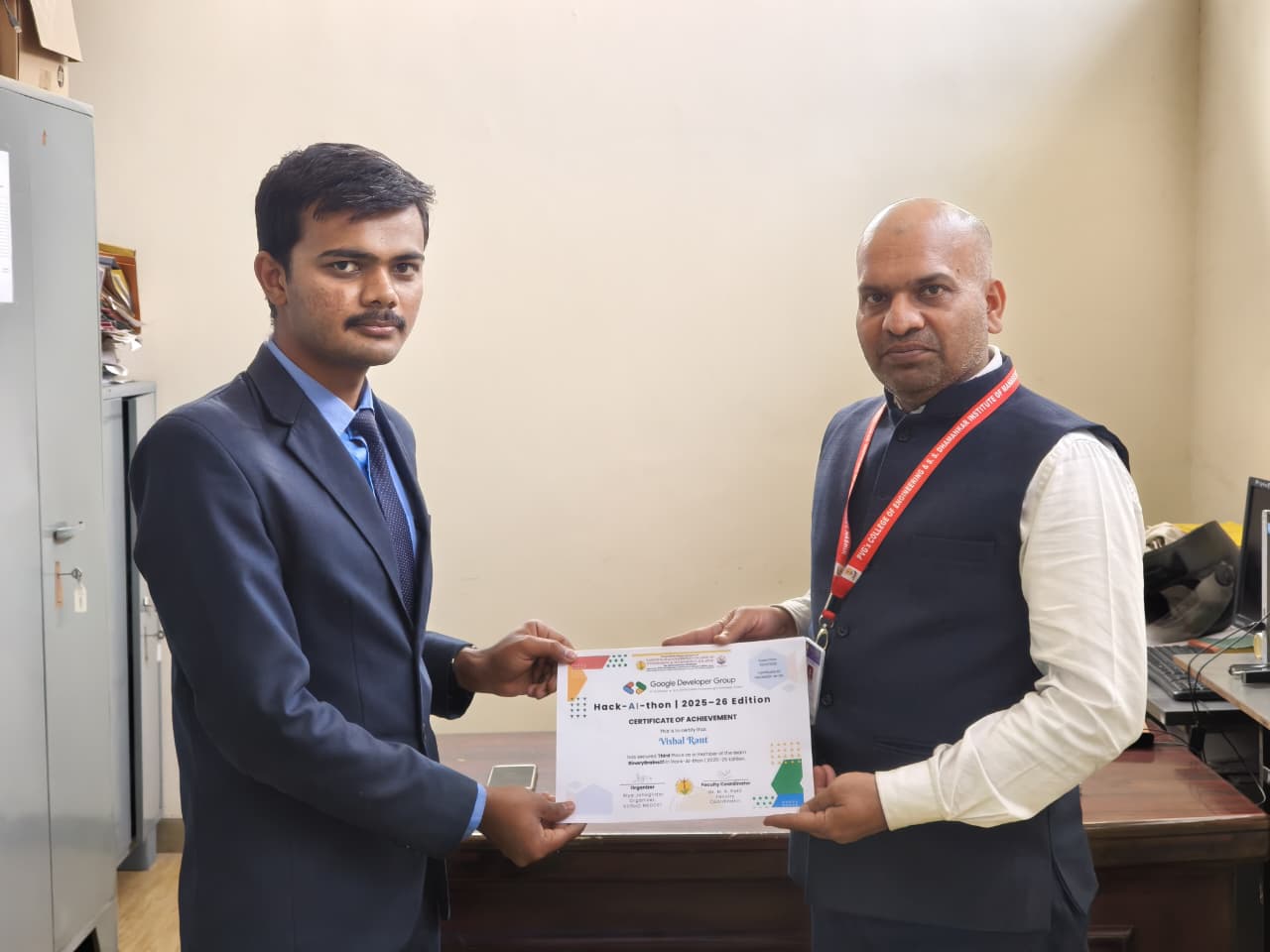 Hack-Al-thon Winner (3rd Prize)